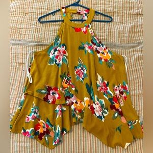 Boutique Floral Tank Top